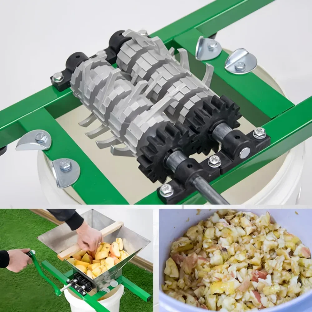 【2026】7L Crusher Manual Stainless Steel A-pple Grape Grinder Household Fruit And Vegetable Shredder Manual Hard Fruit Pulverizer