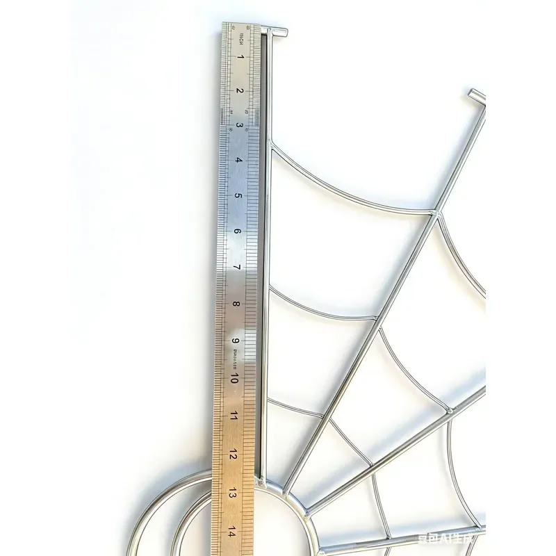 Professional Stainless Steel Fire Rod Frame for Fluid Art Performance Durable Metal Tool for Stage Show and Circus Act Props
