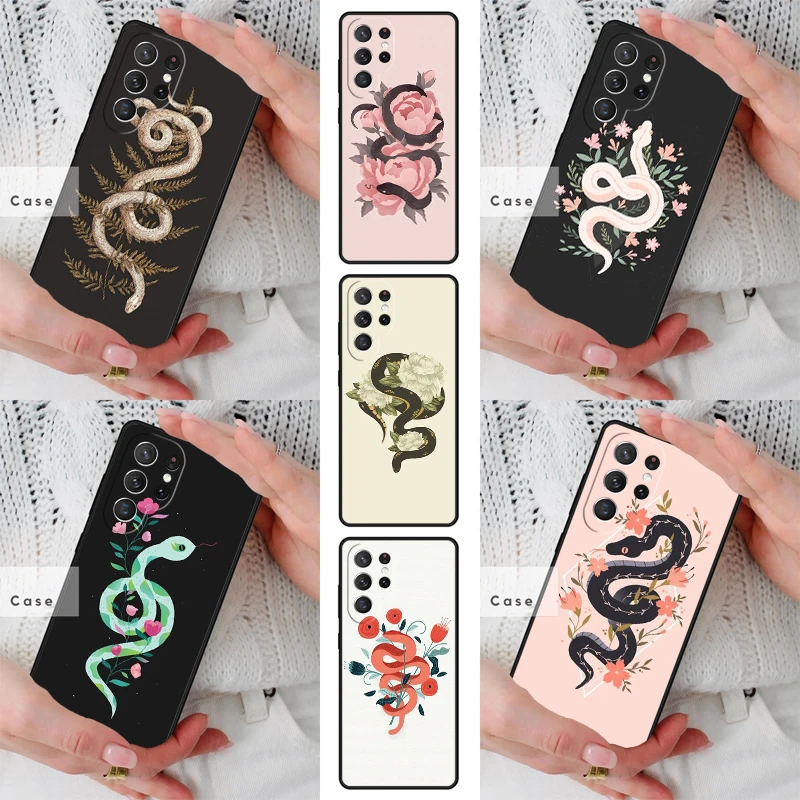 Hand Snake TPU Phone Case for Samsung Galaxy S26 S25 S24 S23 S22 S21 S20 Note10 Plus FE Ultra Cover