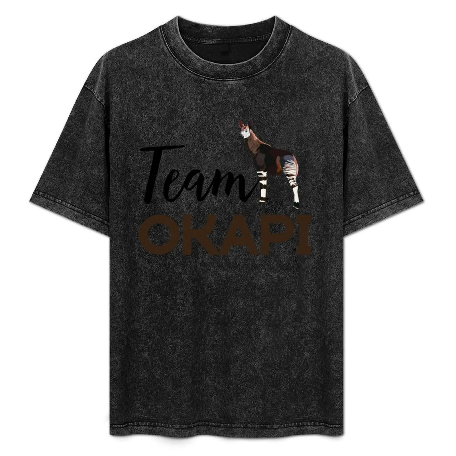 

Team Okapi T-Shirt Casual Breathable Short Sleeve Top