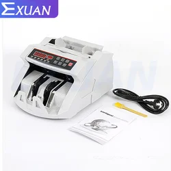 LED Money Detector  bill Counter Machine UV/MG Money Counting Machine Banknote Counter Cash Counting Machine for USD/EURO