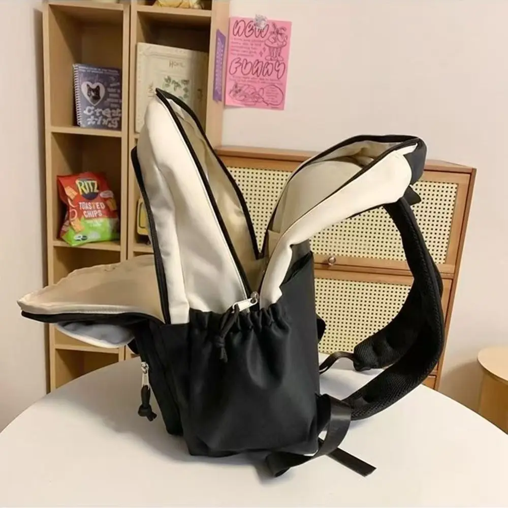 Creative Large Capacity Capybara Backpack Nylon Multipurpose School Backpack Multi-layer Book Bags