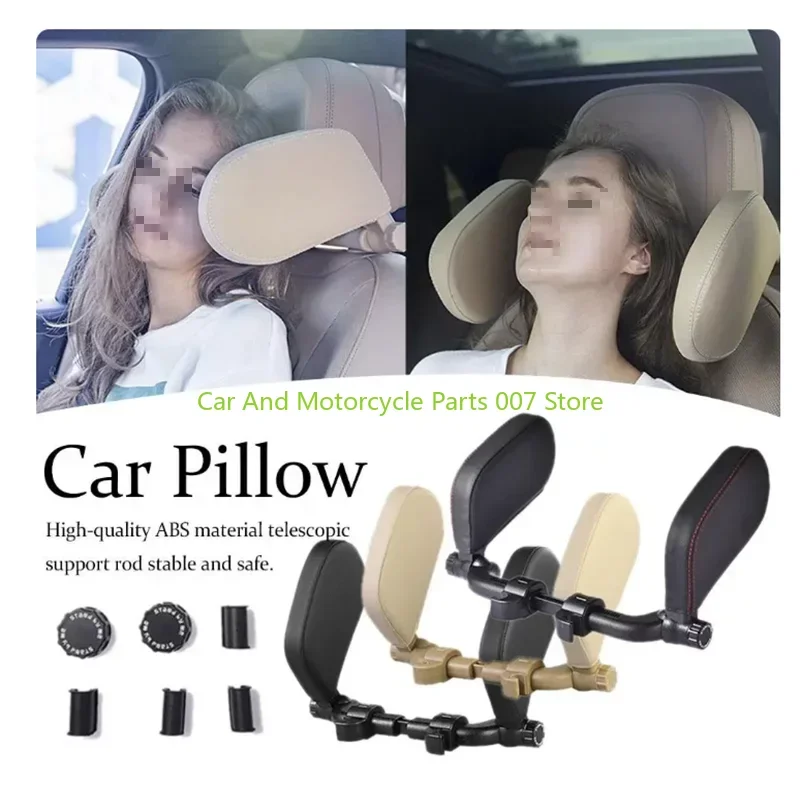 Car Seat Headrest Travel Rest Neck Pillow Support Solution Auto Seat Head Cushion Car Pillow