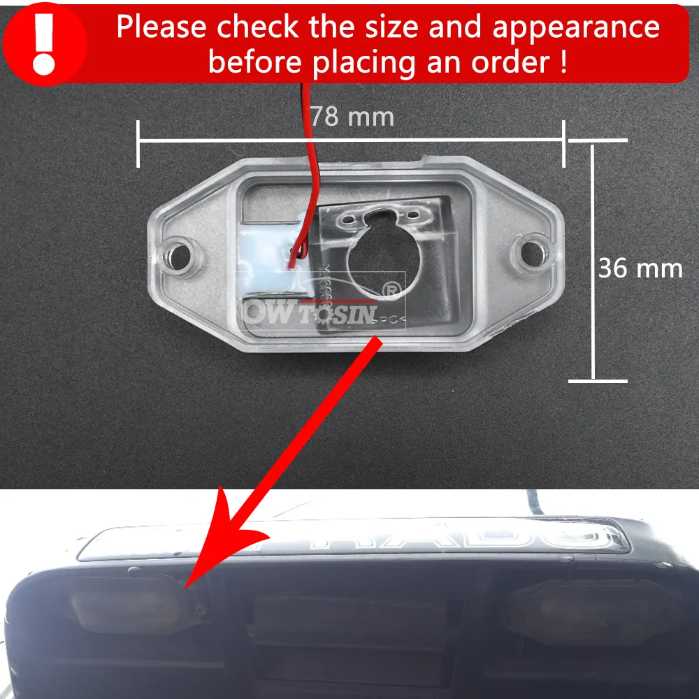 170 Degree AHD CCD 1920x1080P Rear View Camera For Toyota Land Cruiser 80 Prado 90 120 FJ 2006-2019 Car Reverse Parking Monitor