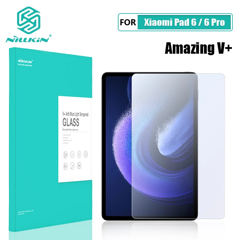 For Xiaomi Pad 6 11inch Glass For Xiaomi Pad 6 Pro NILLKIN Amazing H+ Anti-explosion Tempered Glass V+  Anti Blue-Light Glass