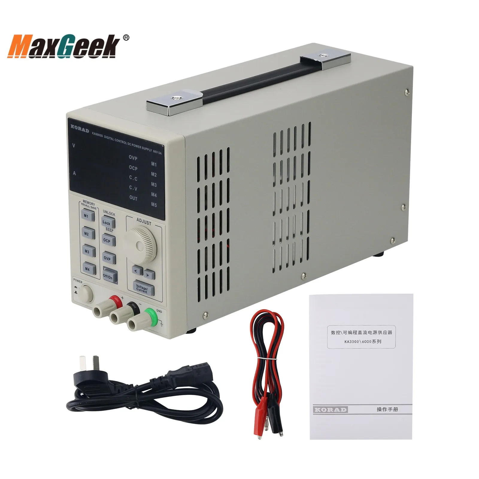 

KORAD KA3005D KA3005P KA6005P KA6005D Adjustable Precision Digital Programmable Laboratory Switching DC Power Supply 60V 5A