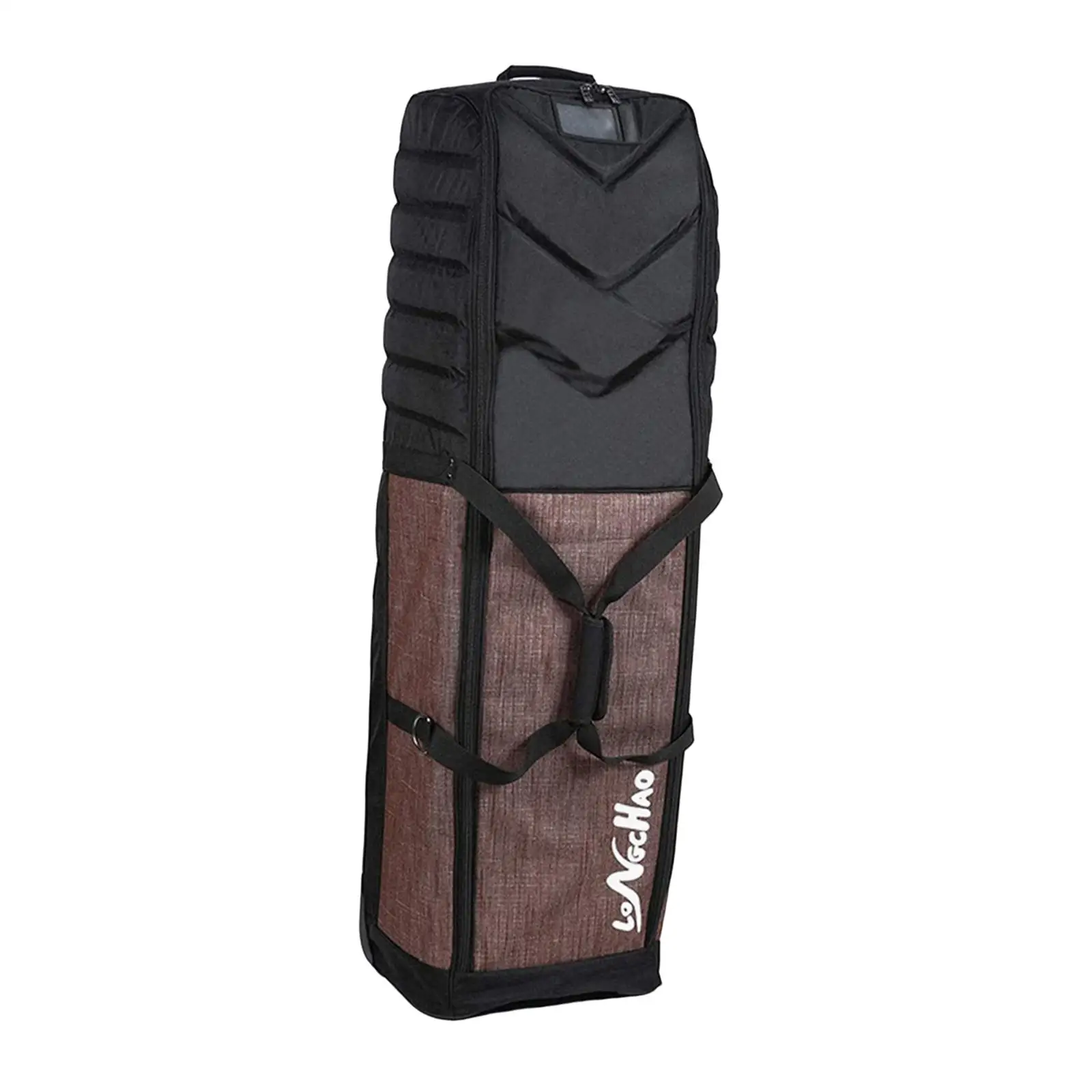 

Golf in Travel Bag Portable with Card Pocket with Stabilizing Straps Travel Pouch Nylon Heavy Duty Golf Bag Airplane Travel Case