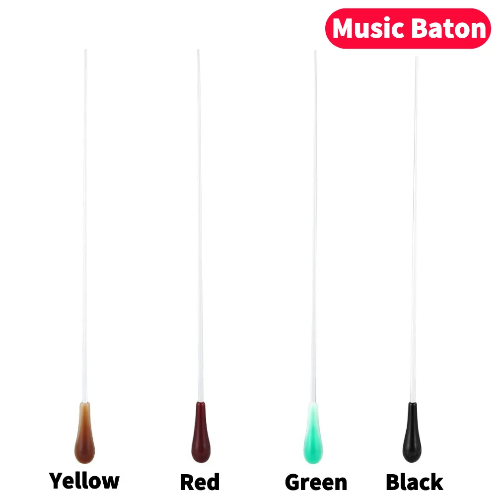 Bastón de música profesional de resina, varita de director de puesta en escena para concierto, regalo de conductor de equipo de orquesta