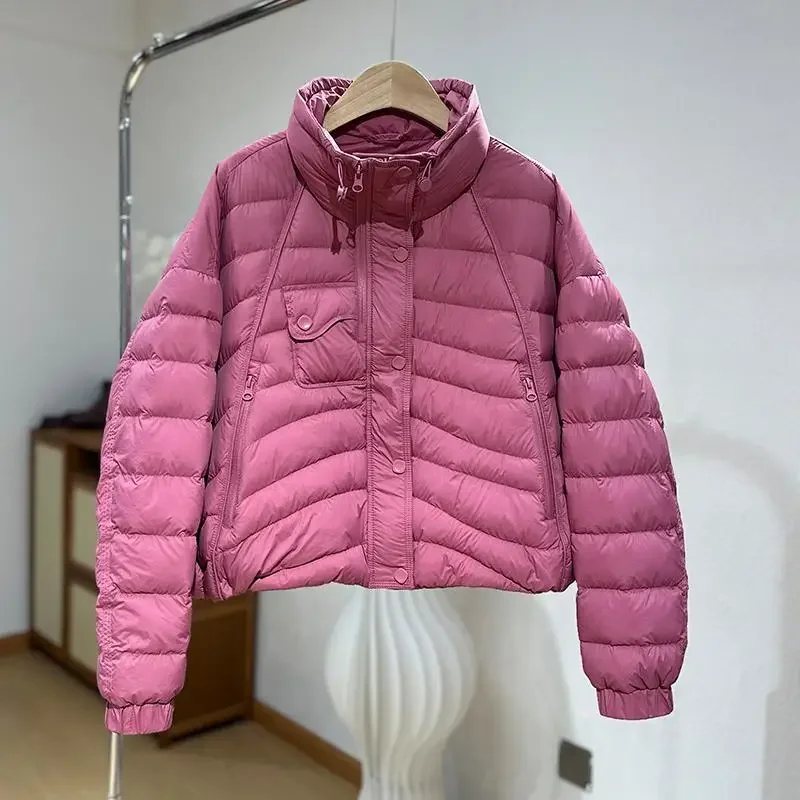 2025 Autumn/Winter European Women's Down Jacket Commuter Windproof Fashion Light Jacket
