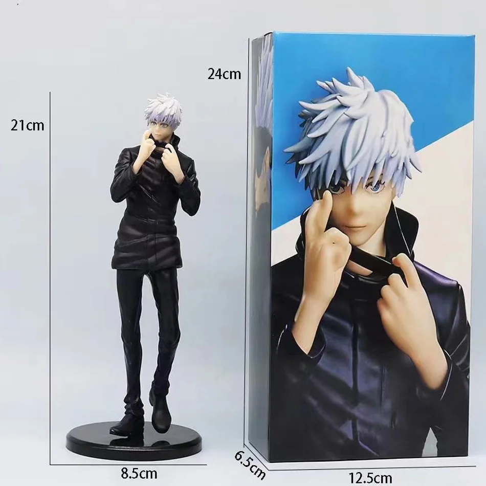 Anime Jujutsu Kaisen Gojo Satoru Itadori Yuji Kawaii Q Ver Action Figures Collection Cute PVC GK Model Doll Toy Gift For Friends