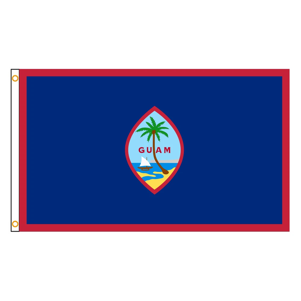 60×90 90x150 120×180CM guam usa Flag Polyester Printed Banner Tapestry For Decor