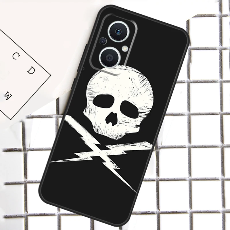 Чехол Lightning Bones для OPPO Reno 13F 12F 14F 11F 10 11 12 13 14 Pro 8T 7 8 Lite OPPO Find X8 X6 X5 Pro