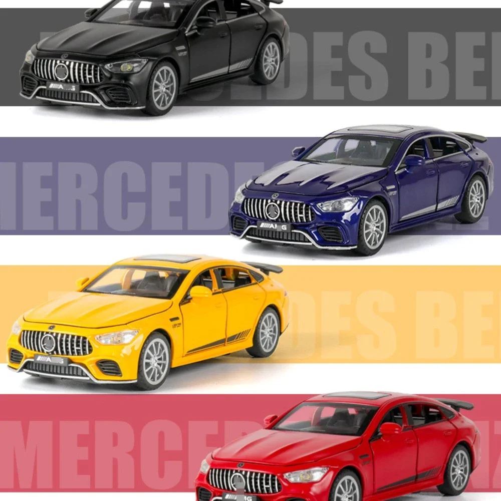 1:32 Benz AMG GT63 sports car Diecast Metal Alloy Model car Sound Light Pull Back Collection Kids Toy Gifts