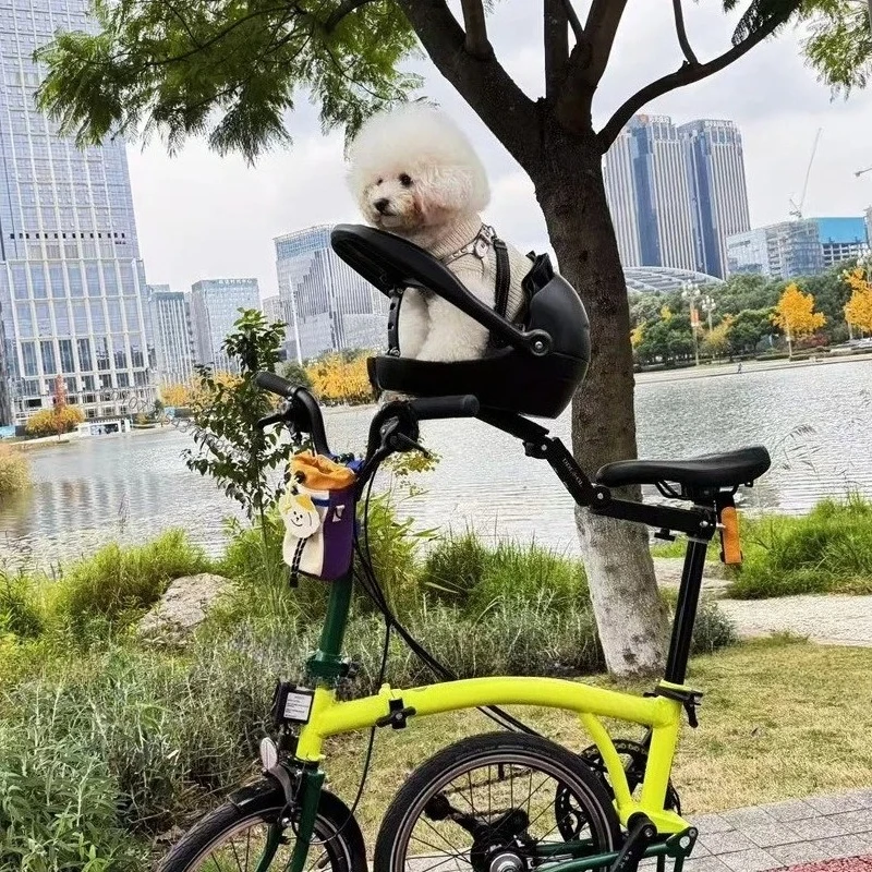 

Folding Bicycle, Road Bike, Pet Basket, Dog Safety Seat