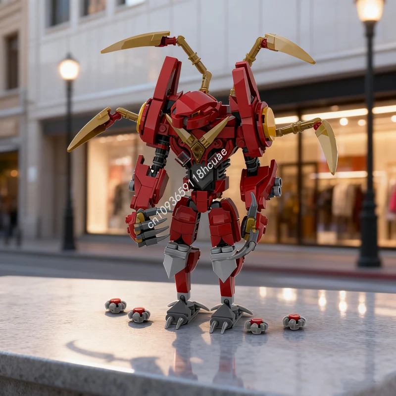 

524pcs MOC Peni Parker Sp Der Marvelled Rivals Model Toys Building Christmas Gifts Blocks Architecture Idea Education Brick Kids