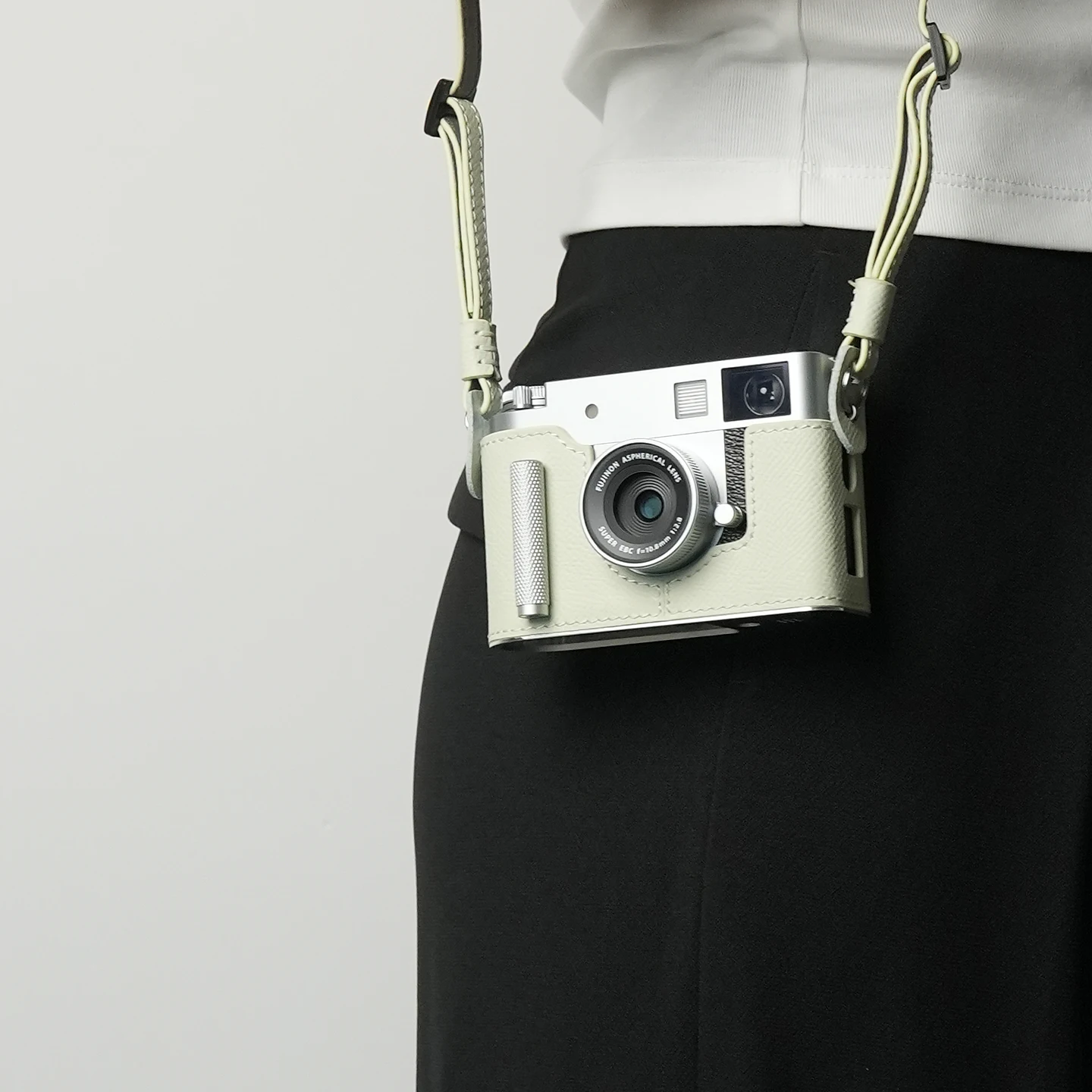 Mr.Stone for Fujifilm X-Half 카메라 케이스 보호 케이스 카메라 바디슈트 Xhalf 카메라 수제 정품 가죽 카메라 가방