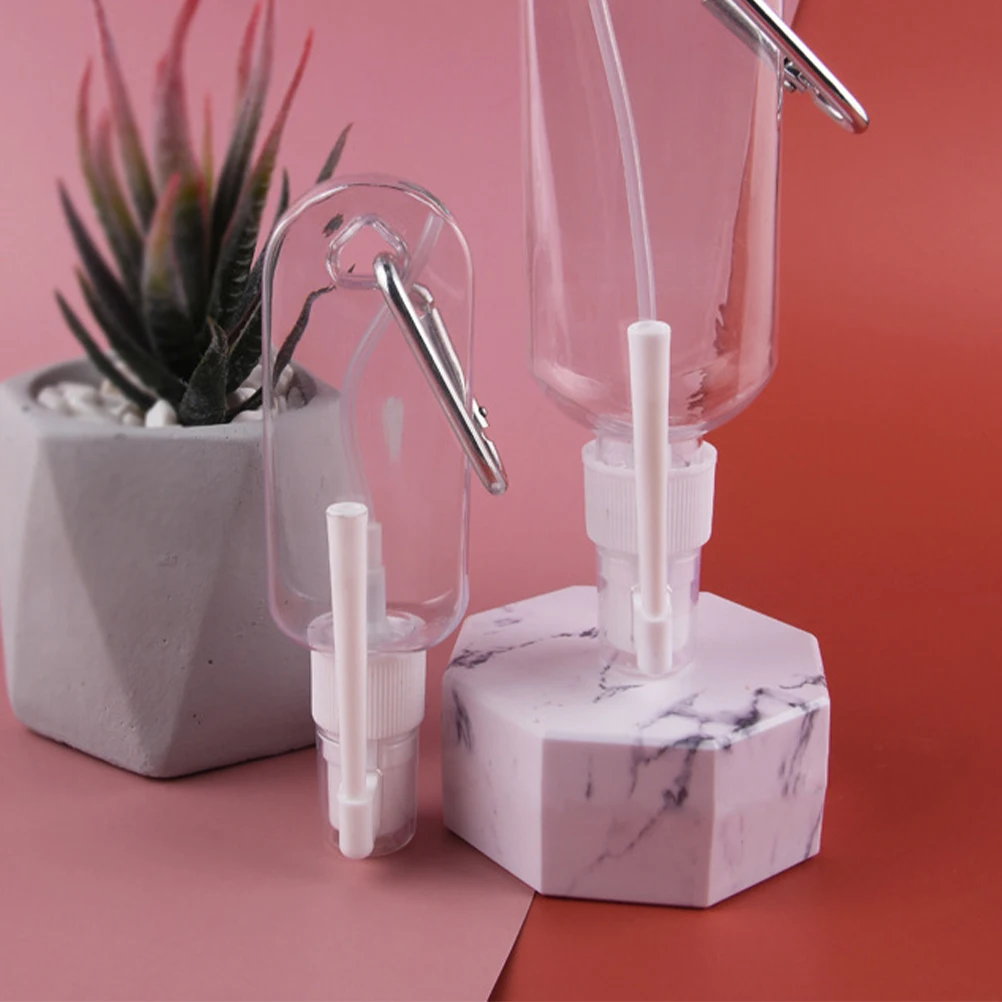 

5pcs 30Ml Rotary Spray Bottles Empty Durable Plastic Refillable Hook Design Inverted Trunk Sprayer For Travel Daily Use Keychain