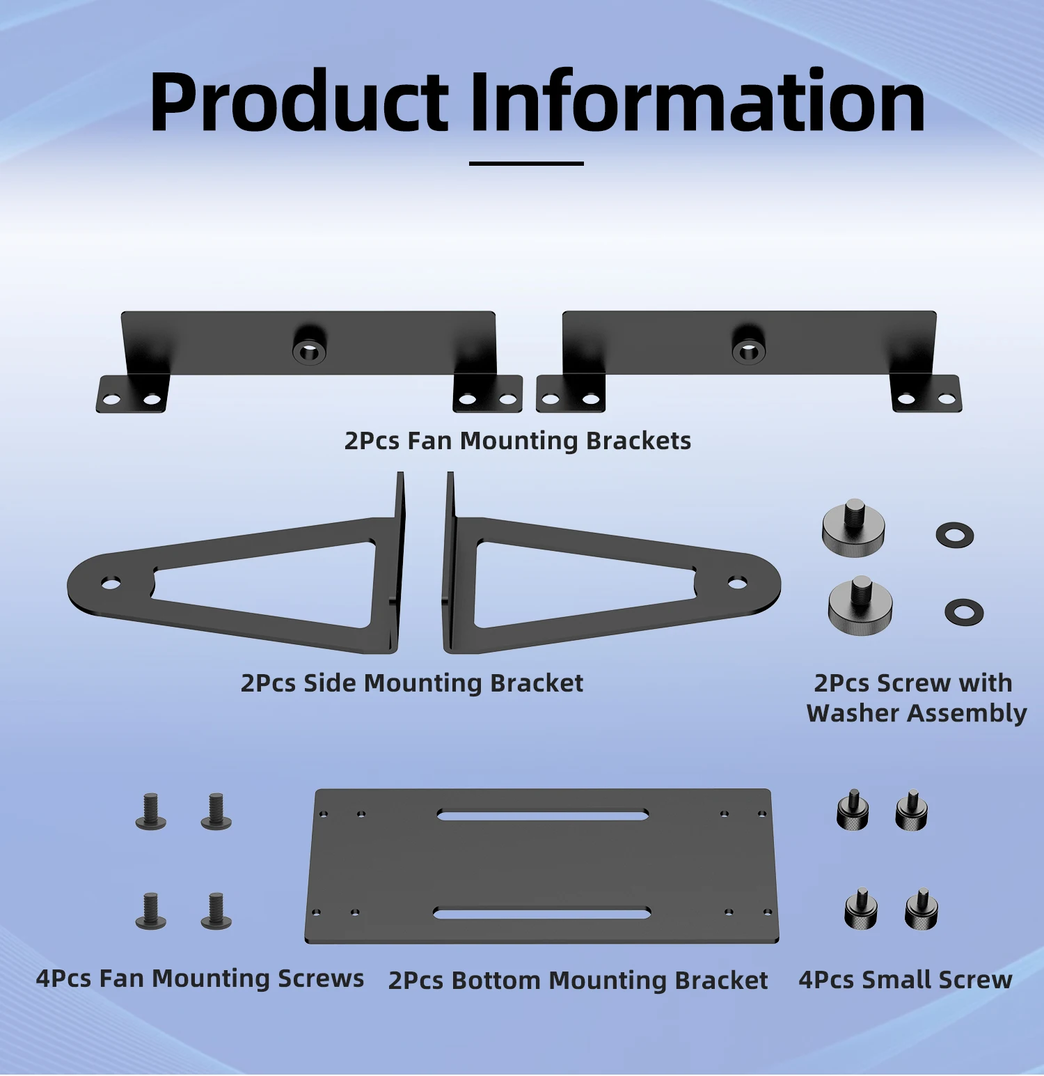 حامل مروحة سطح المكتب متعدد الأغراض من Kimdoole، دوران 360 درجة مناسب لحالات الكمبيوتر 120 مم و140 مم، مراوح تبريد خارجية #6