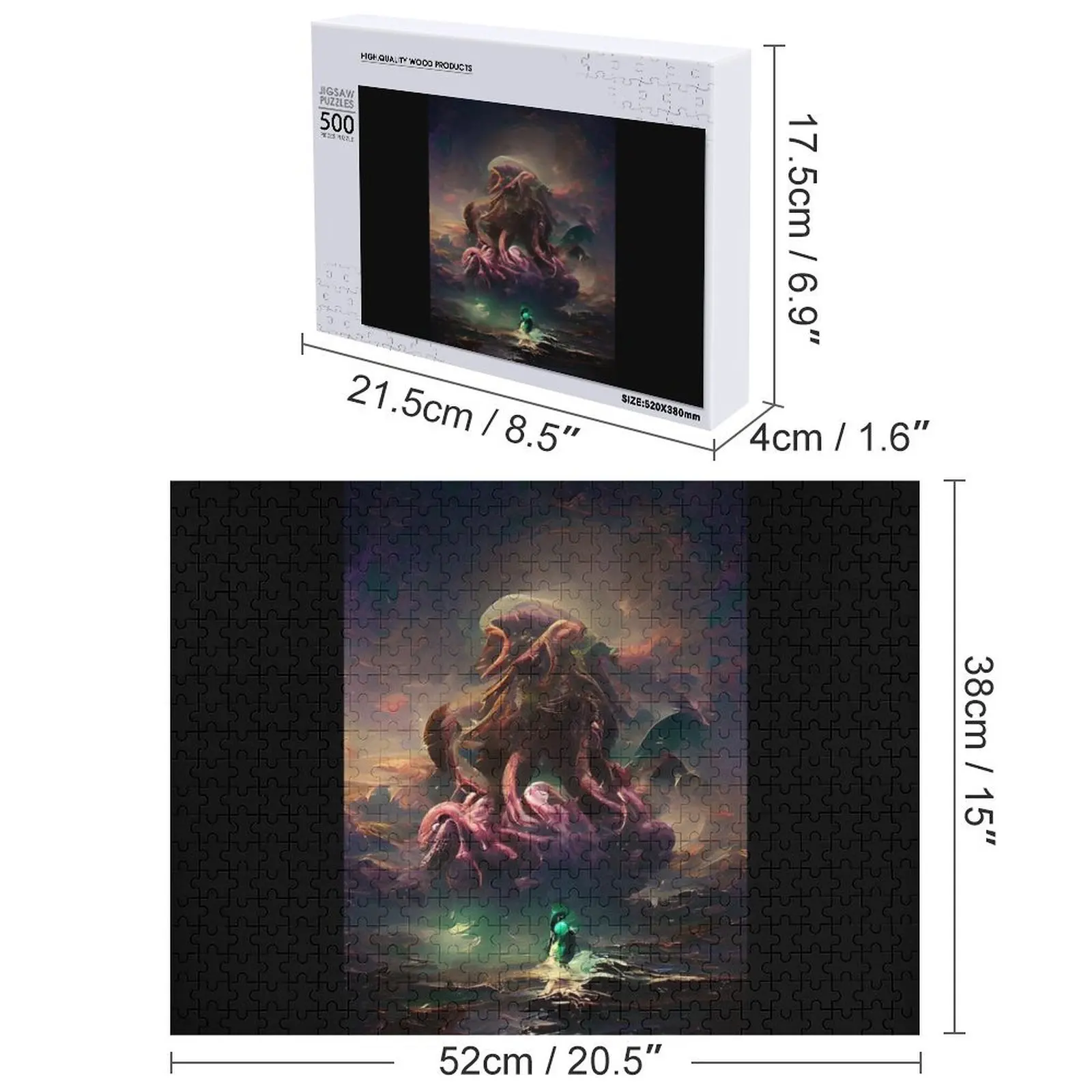 クトゥルフを召喚する ジグソーパズル パーソナライズされた写真ギフト カスタムギフト カスタム カスタム子供用パズル