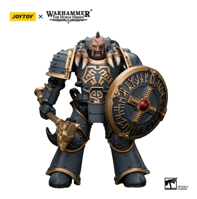 

JOYTOY Warhammer 40000/40k The Horus Heresy Space Wolves Grey Slayer Pack Huscarl Action Figure Doll Model Gift Decoration