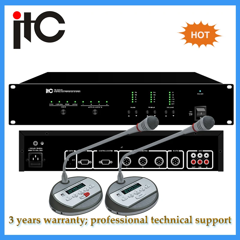 Digital Audio Conference System With Discussion Voting Function