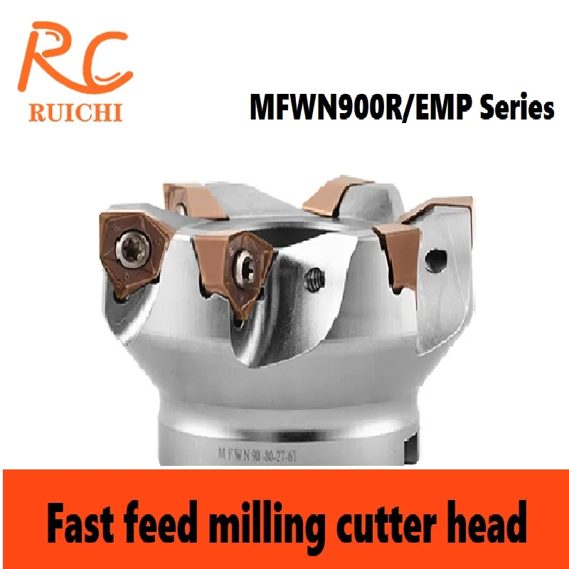 MFWN900R/EMP CNC Milling Cutter Head Machining Center Double-Sided Hexagonal Re-Cutting Plane Milling Cutter