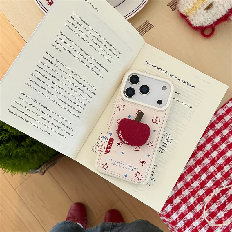 موضة الأسود الدنيم التطريز Hellokitty جراب هاتف آيفون 17 برو 16 14 15 برو ماكس الغطاء الخلفي مع قلادة لطيف الكرتون Cas #3