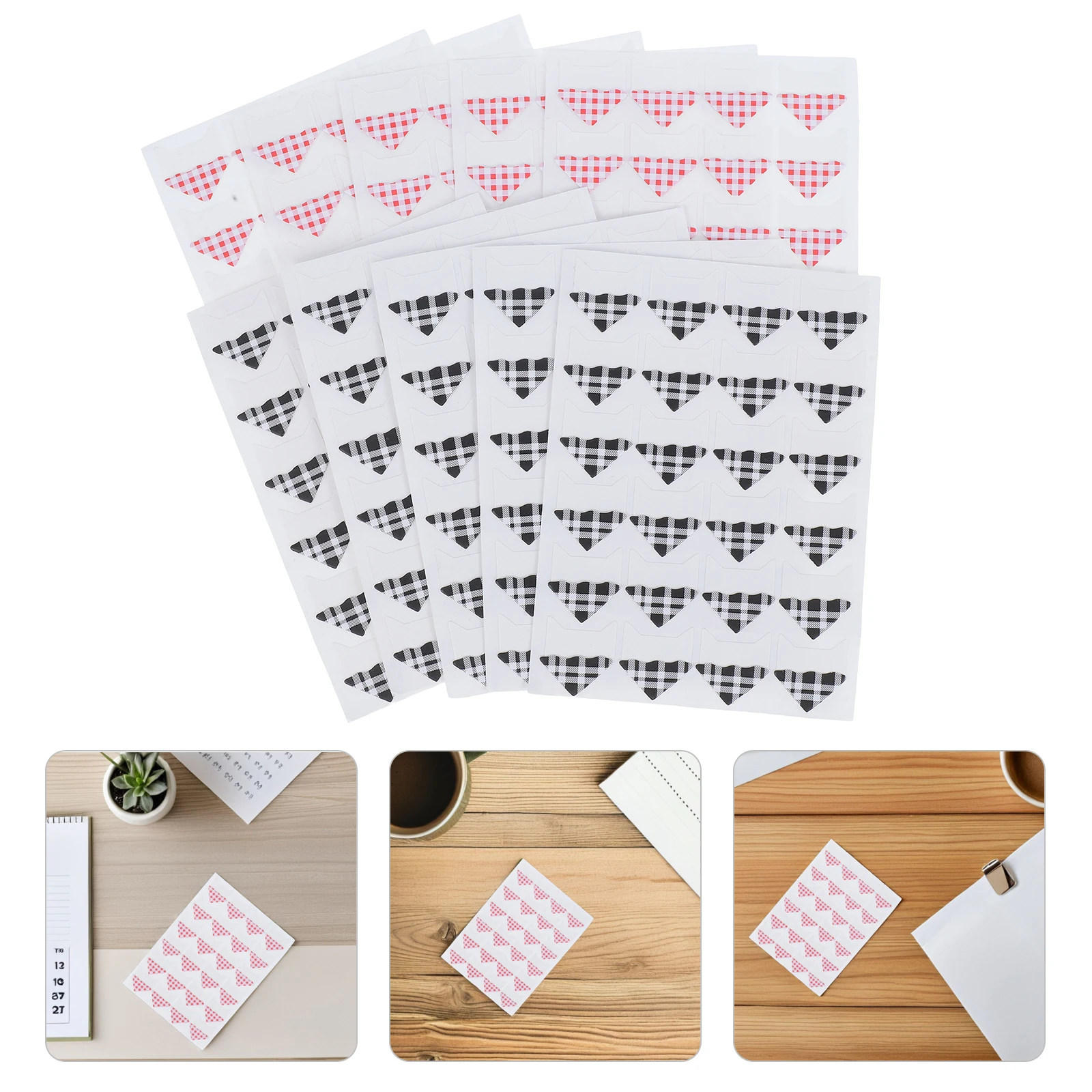 

10 Sheets Vintage Photo Corners Self Adhesive Sticky For Scrapbooking Albums Journals Cards Mounting Protectors Strong Hold Easy