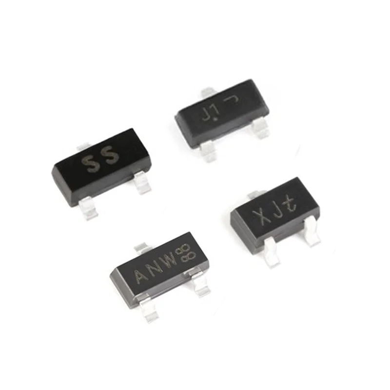 100PCS BSS138 BSS138P,215 BSS138LT1G 인쇄 SS ANW J1 패치 SOT23 BSS138PW,115 SOT323 인쇄 XJ 전계 효과 튜브