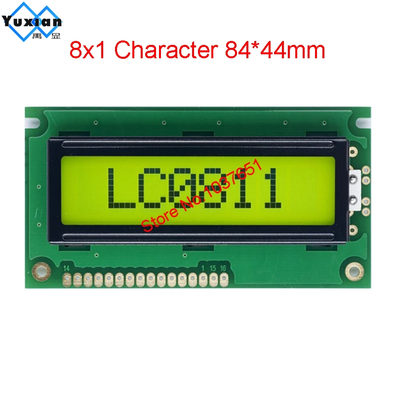 0801 8x1 Lcd Module Character Display 84x44mm LC0811