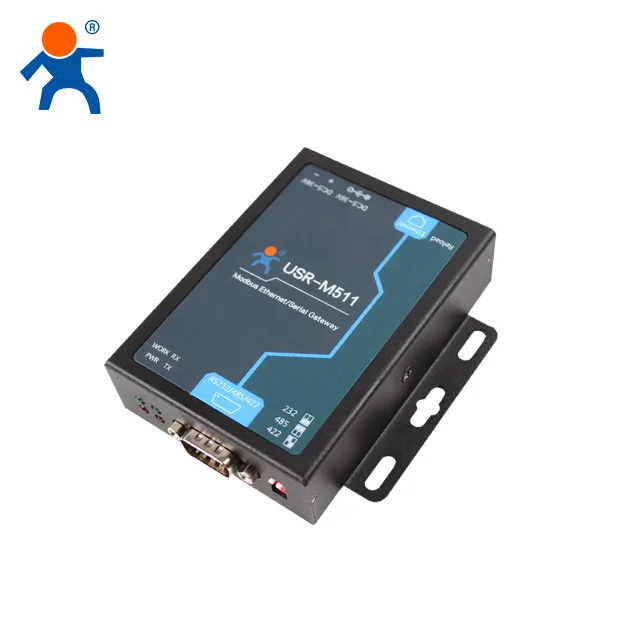 Conversor serial para ethernet de gateway iot industrial USR-M511, RTU/ASCII para TCP