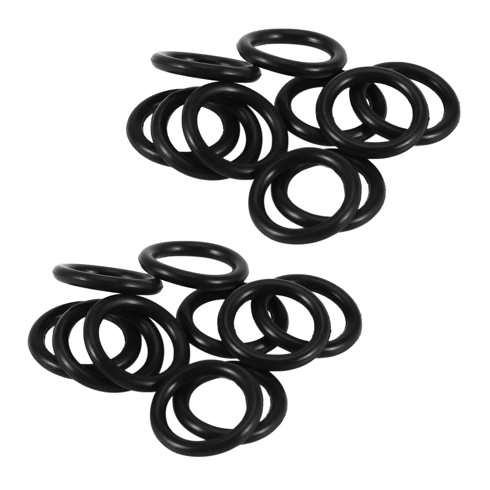

A84X-20 Pcs Black Rubber Oil Seal O Shaped Rings Seal Washers 16X12x2 Mm