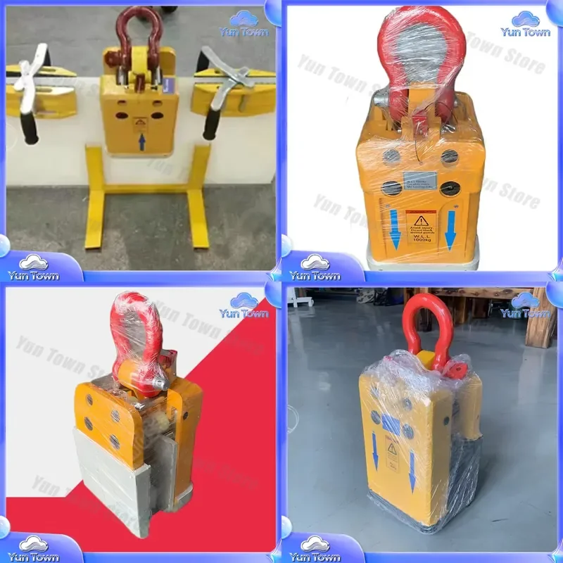 Stone Slab Lifter for 1000kg Heavy Duty Granite Marble Slate Lifting Tool with Rubber Lined Grip 15mm to 60mm Thickness for