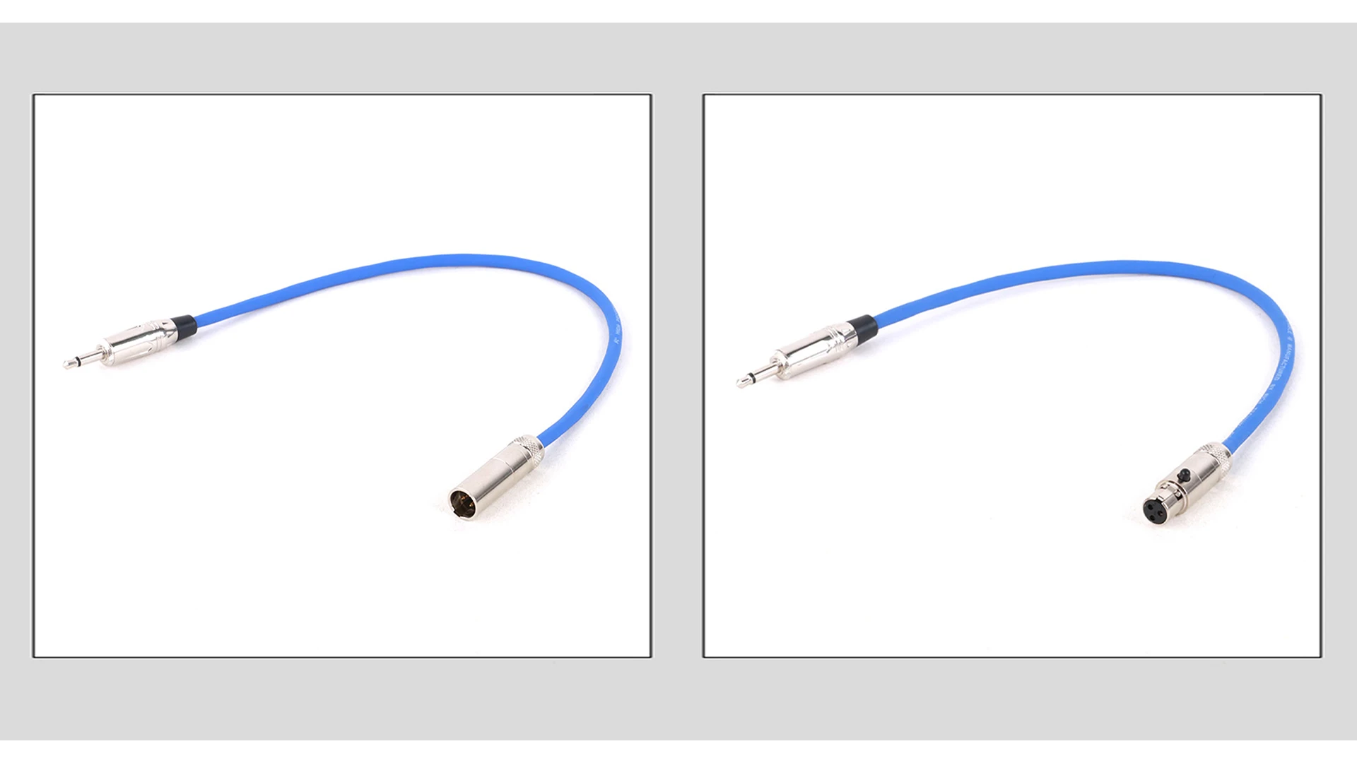 3-poliges Mini-XLR-zu-Mini-Buchse 3,5-mm-Mono-Audiokabel 3,5 "ts Stecker zu Mini-XLR-Stecker/Buchse Adapter-Farb kabel für Kamera-Kopfhörer – Detail 5