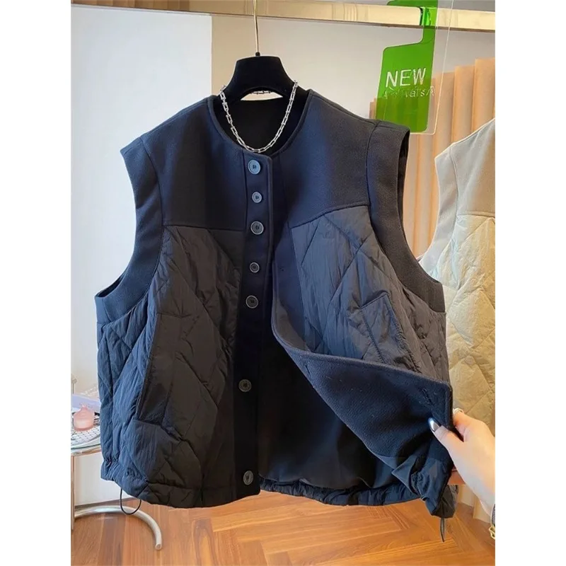 المرأة الجديدة ربيع الخريف الشتاء الكورية نمط سترة صدرية ملابس خارجية