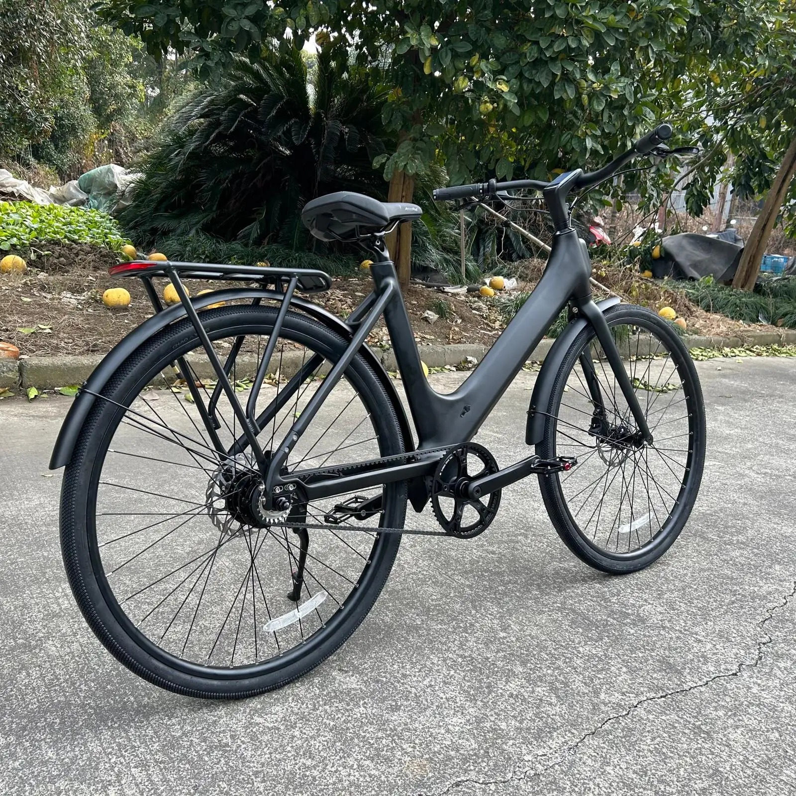 10.8Ah Lithium Battery Electric Bike 36V 500W Brushless Rear Motor Electric Bicycle 2025 New Matte Color Electric City Bike