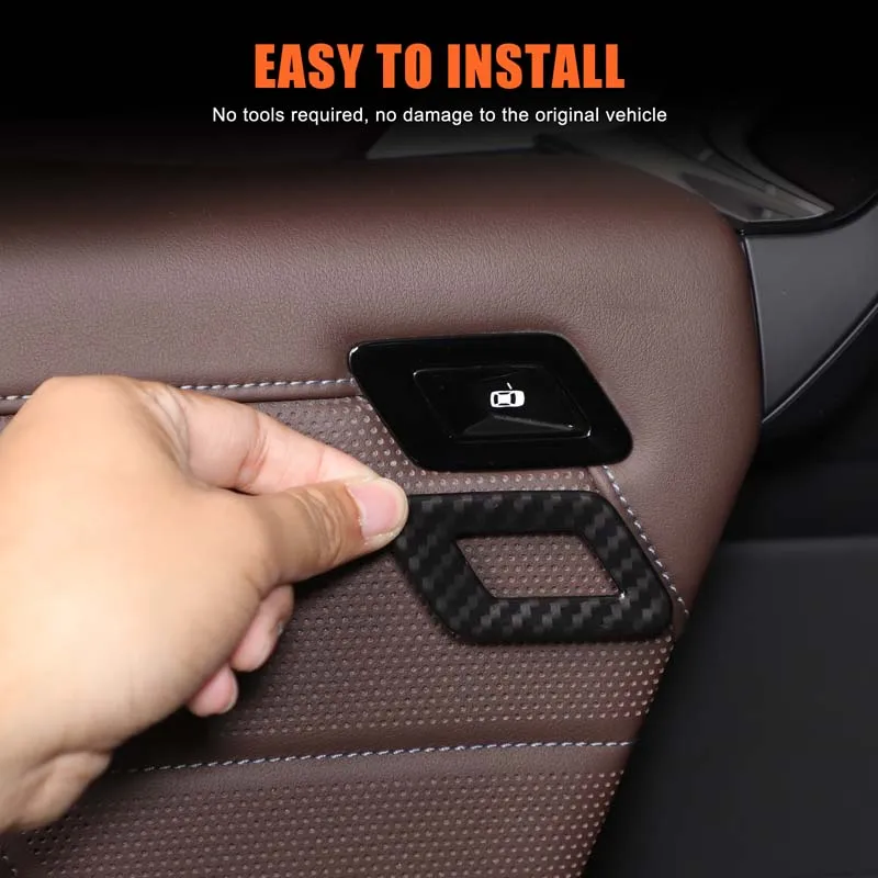 

For BMW 7 i7 series G70 2023 2024 2025 Car Electric Tailgate Switch Button Frame Cover Trim