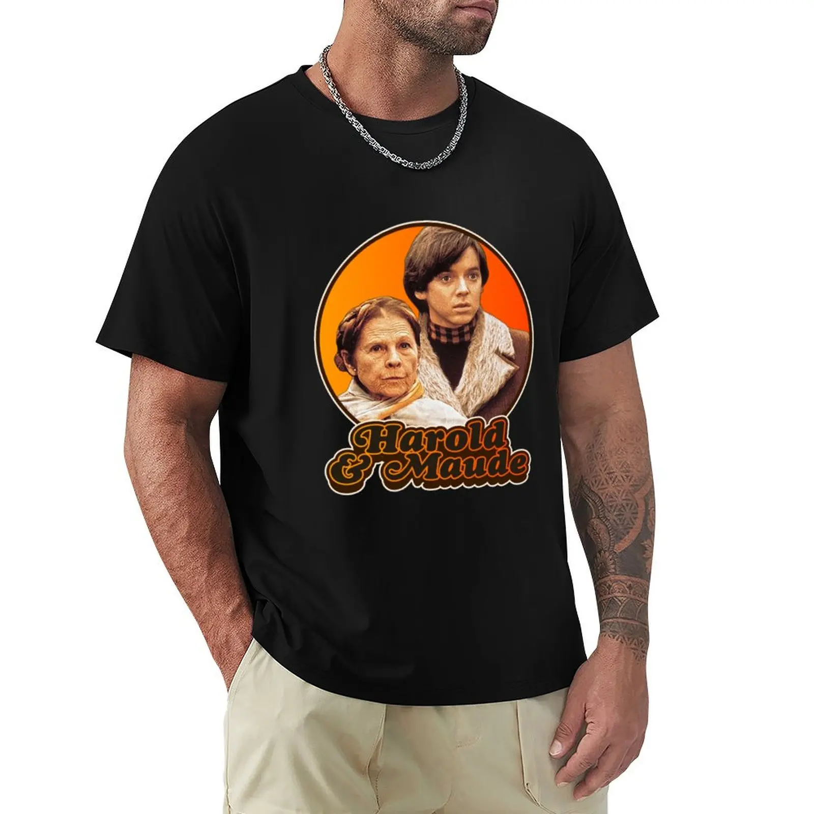 Retro Harold And Maude Tribute T-Shirt Big Size Short Sleeve Casual Top