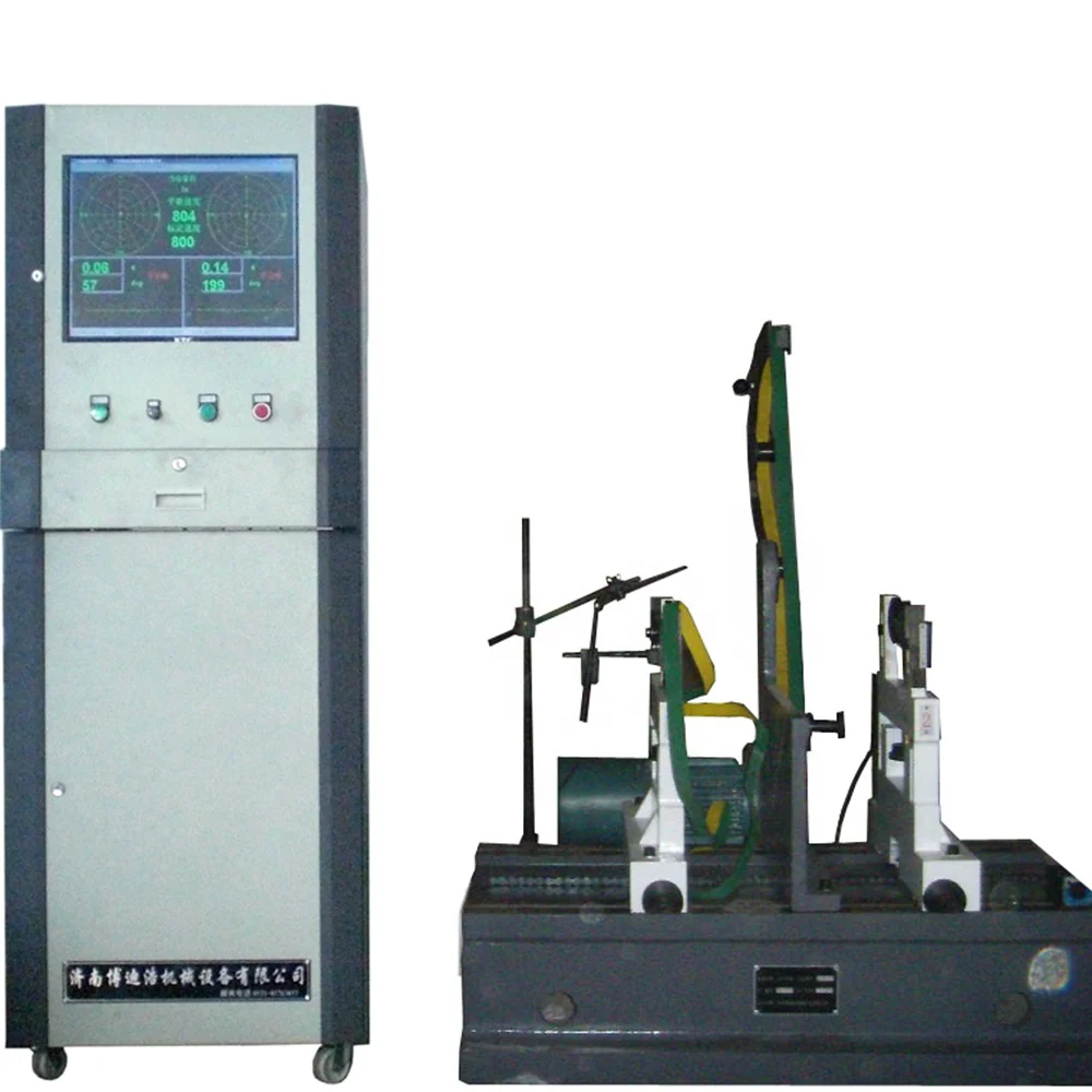 300-2500 Variable Frequency Speed Balancer MachineTurbine Drive Shaft Dynamic Two Plane Engine Balancing Machine