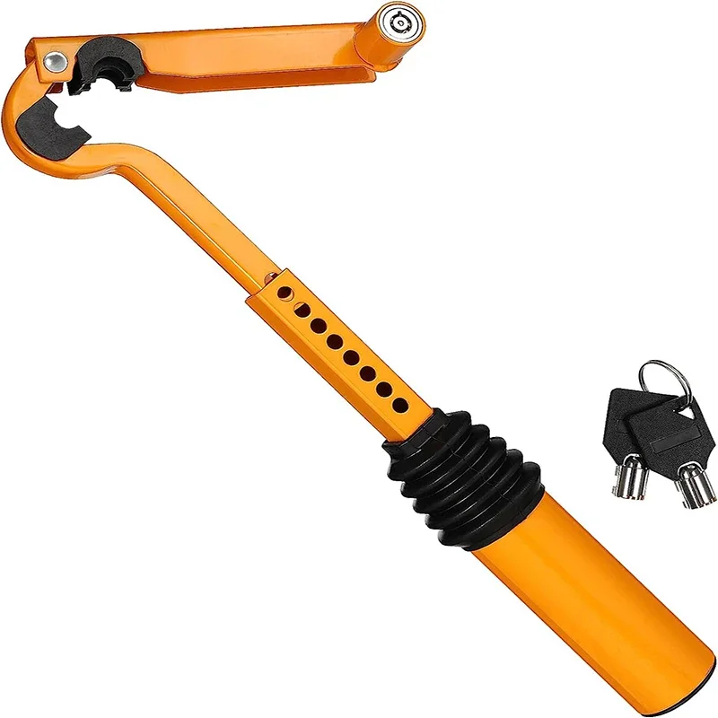 1Pcs Handbrake to Gear Stick Lock Anti Theft Automatic Cars Car Lock Fits Manual and Automatic Cars Truck Van SUV Car Lock