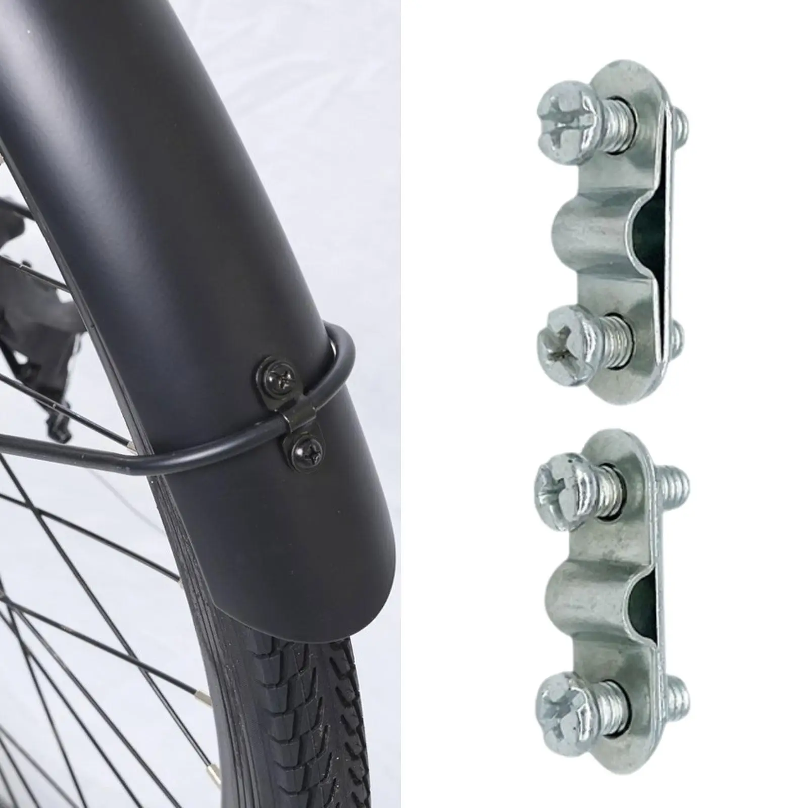 2-комплекта-велосипедного-брызговика-фиксирующая-пластина-для-ног-крепежный-зажим-запасные-части-аксессуар-крепление-расстояние-между-отверстиями-2-см-простая-сборка-металл