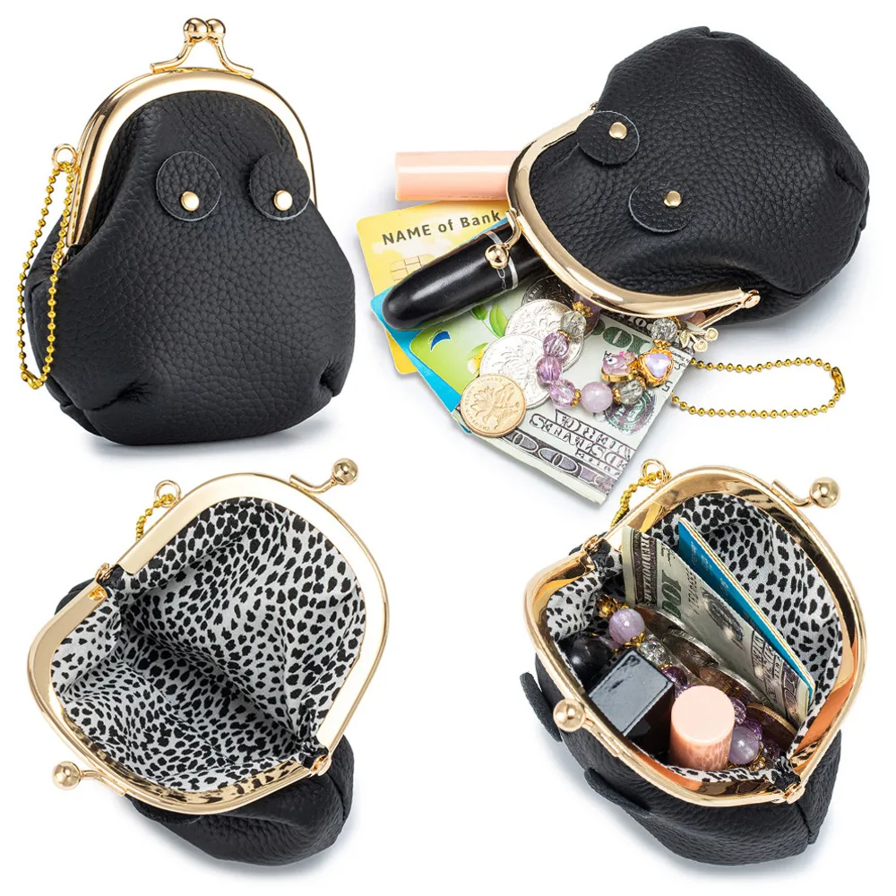 Woman Small Bag Lady Soin Bag Genuine Leather Creative Coin Purse Female Small Wallet A Mini Bag Female Cltch Wallet