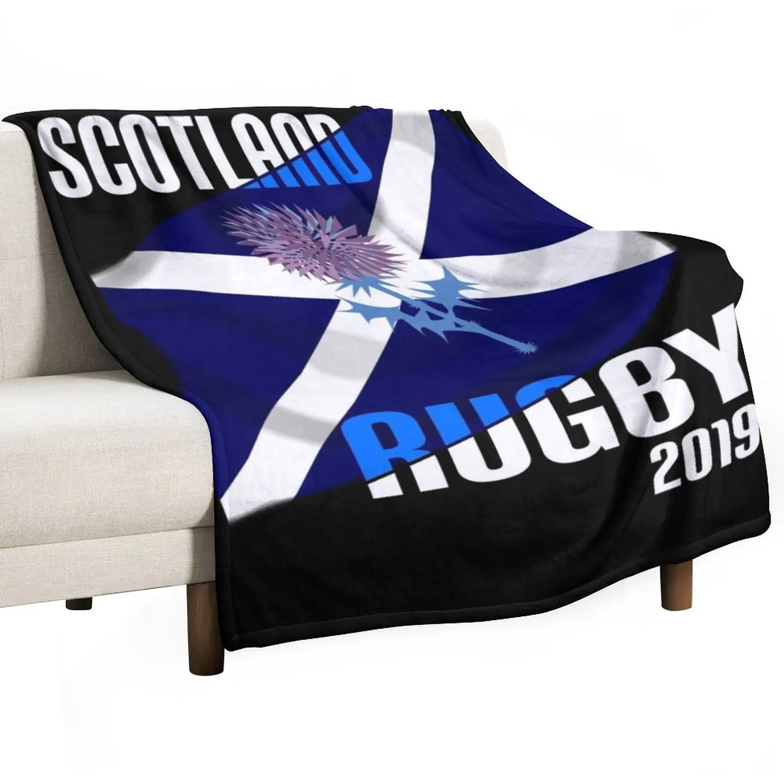 Scotland Rugby Team Tournament 6 nations 2019 Throw Blanket Blankets Sofas Of Decoration Loose Flannels Soft Beds Blankets