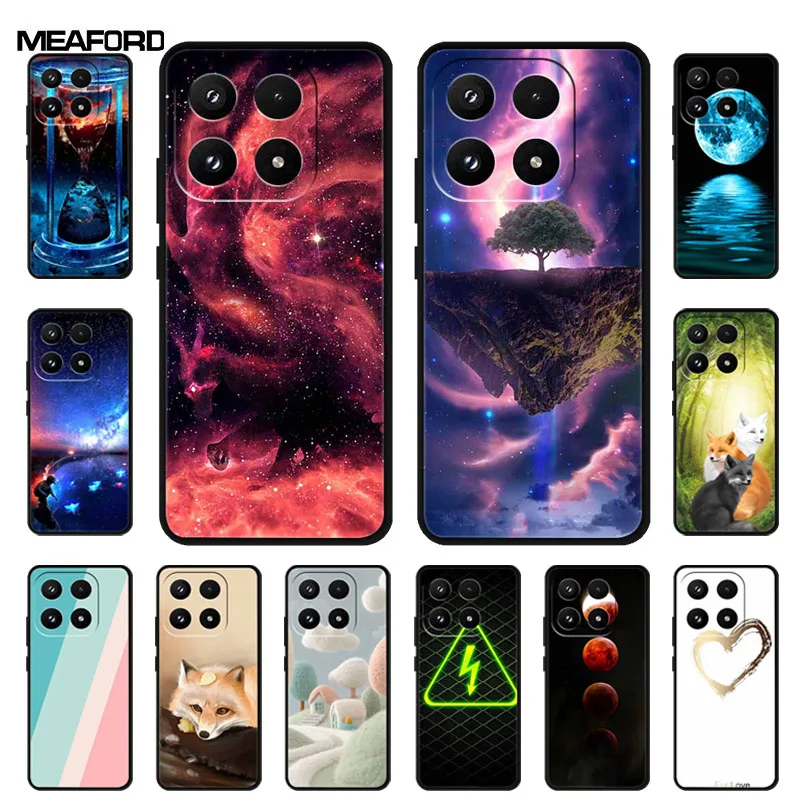 

For Xiaomi 17T Cases Luxury Soft Silicone Back Cover Cartoon Phone Case Xiaomi17T 6.59'' Bumper Coque Protector Funda 2602DPT53G