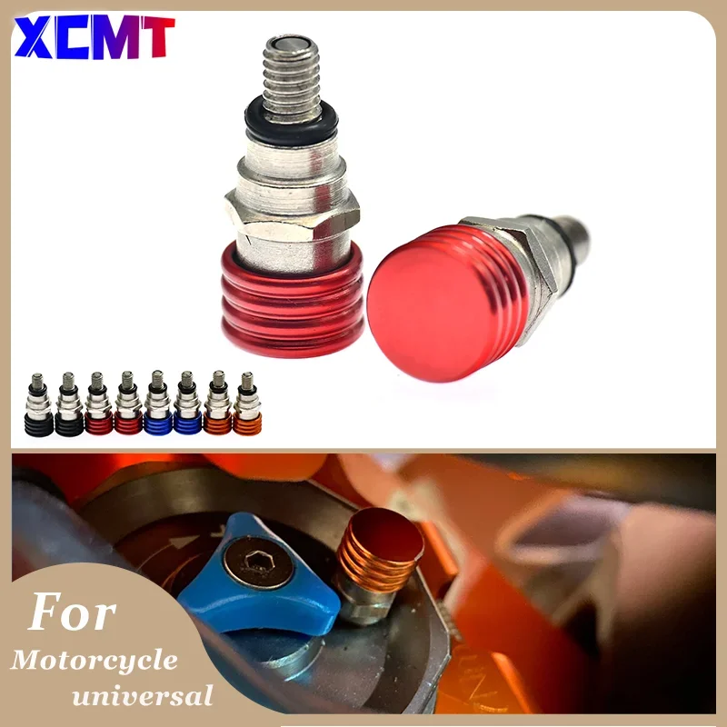 

Motorcycle CNC M4x0.7 Fork Air Bleeder Valves For KTM EXC EXCF SX SXF XC XCF XCW XCFW 150 200 250 300 350 400 450 500 Motocross