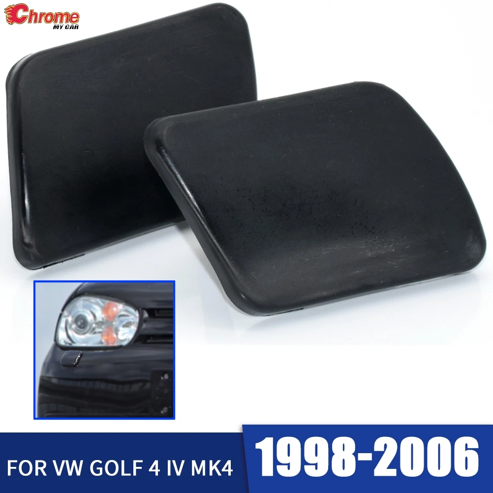 

1 Pair Left/Right Side Front Bumper Headlight Washer Nozzle Cover Cap For VW Golf 4 IV Mk4 1997 1999 2000 2001 2002 2003 - 2006