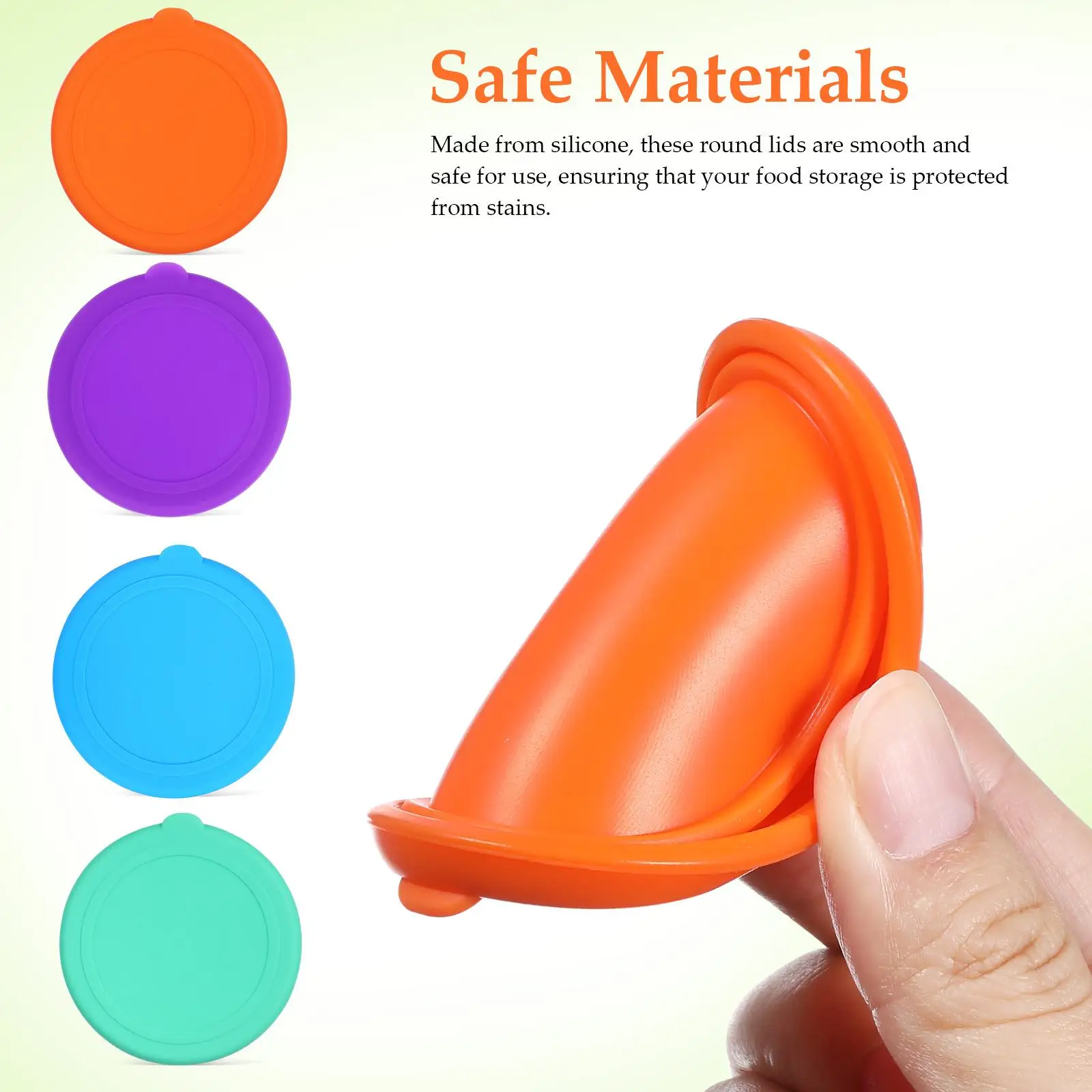 

4 Pcs Silicone Cover Food Can Lids Sauce Bowl Covers Cat Reusable for Dog Canned