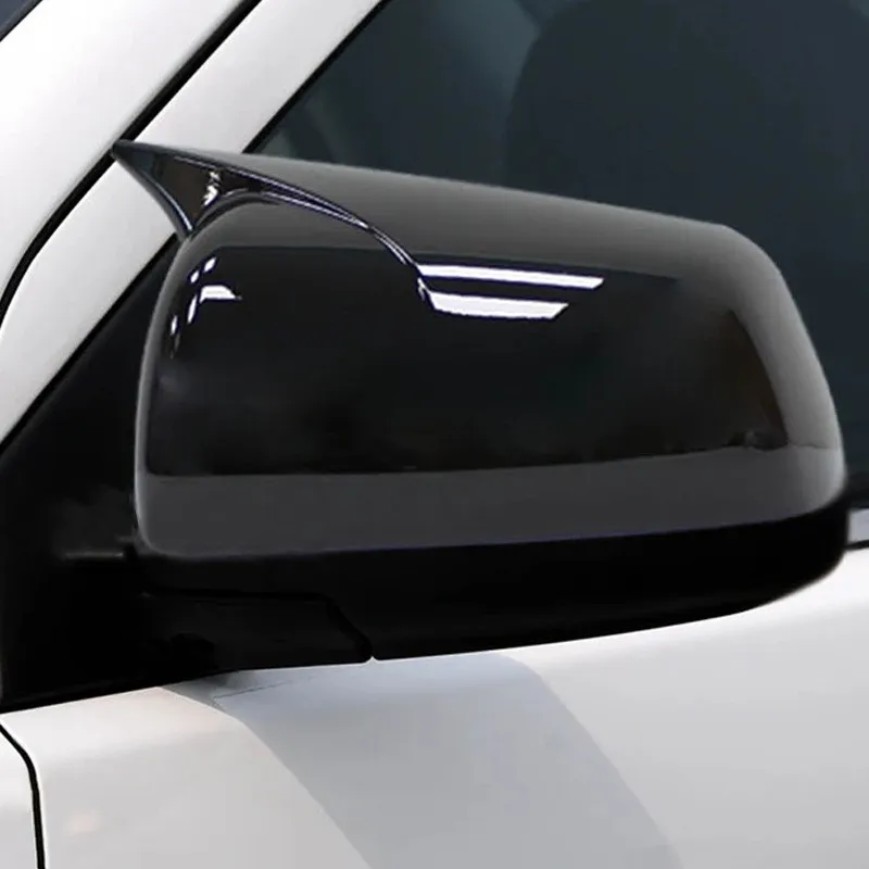 

⭐ Оригинальный ⭐ Защитная накладка на зеркало заднего вида для Mitsubishi Lancer EX 2009-2013, глянцевая черная, из углеродного волокна, аксессуары для зеркал заднего вида