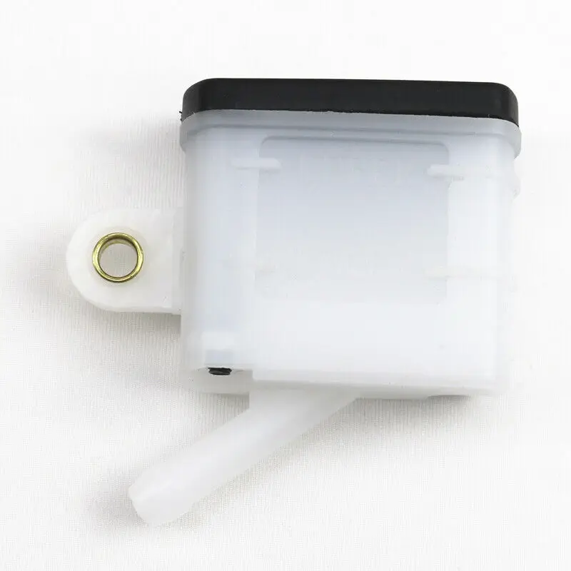 Universal Rear Foot Brake Master Cylinder Pump Tank Oil Cup Fluid Reservoir for Honda Kawasaki Suzuki Yamaha