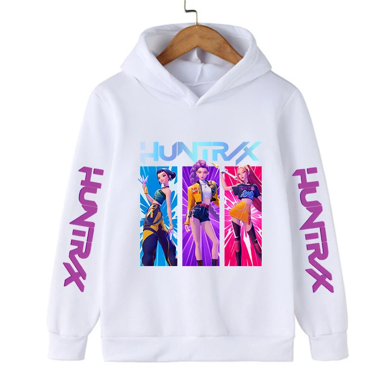 2026 New in Fashio Style Hoodie Kids Kpop Demon Hunters Children's Sweatshirt Cute Tiger Harajuku Hoody for Boys Girls Unisex